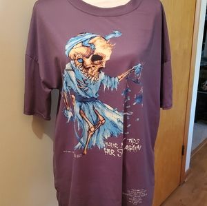 Reprint of Metallica tshirt size large